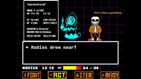 undertale Lv 19 stats